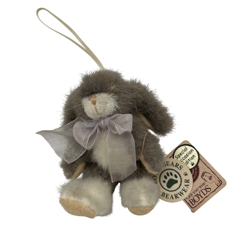 Boyds Bears Special Occasion Edition "Skip Hopsey" Plush Bunny Ornament
